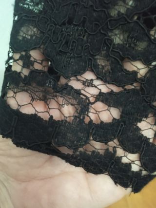 Vestido fiesta corto negro