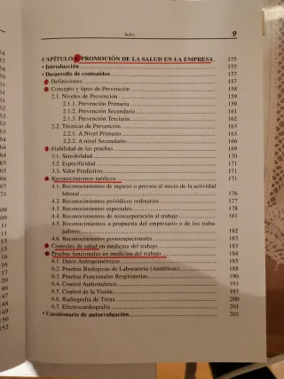 Medicina del trabajo.