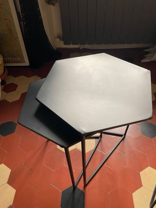 Tavolini in metallo nero