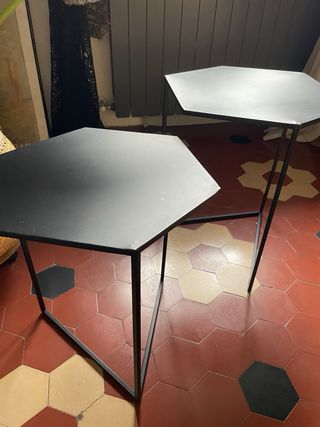 Tavolini in metallo nero