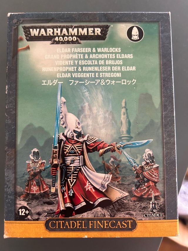 Vidente y escolta de brujos Aeldari