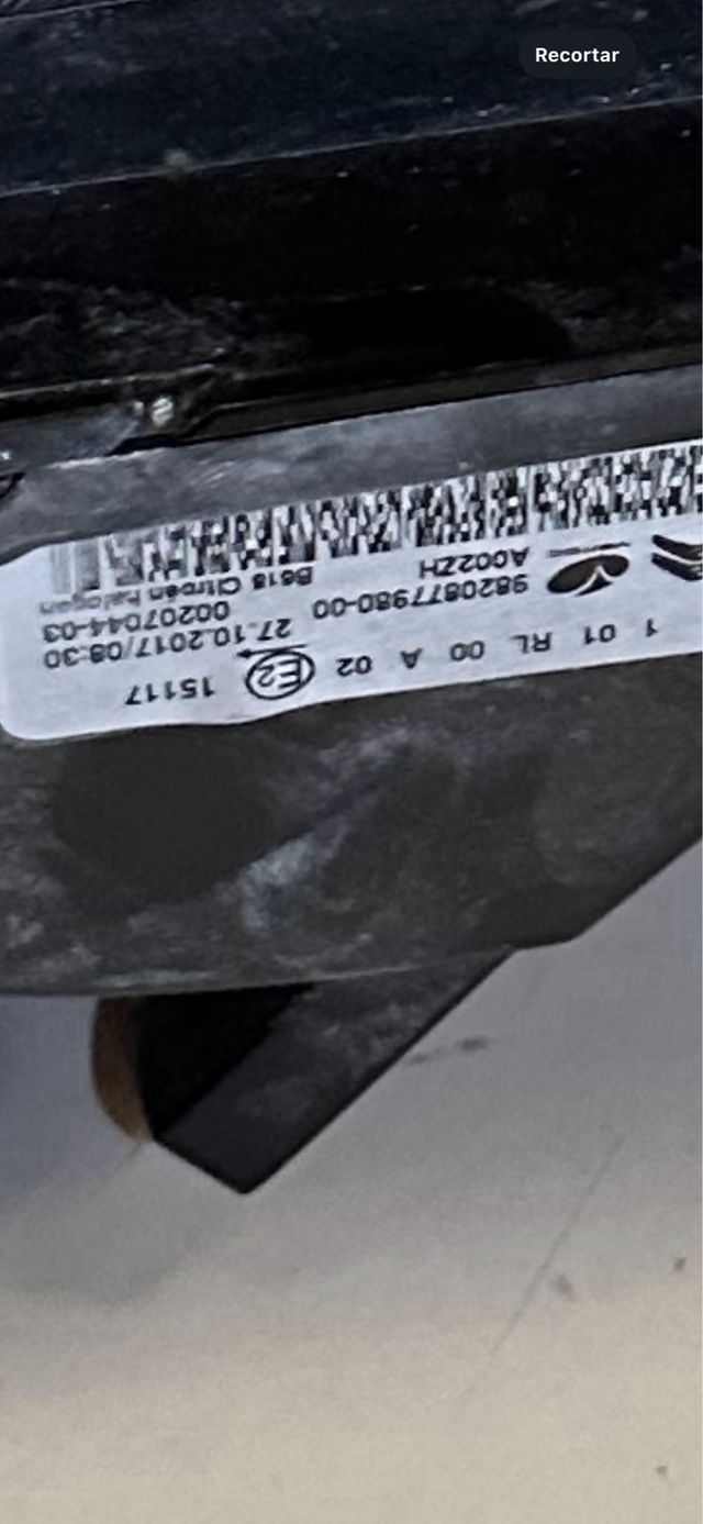 Luz de posicion citroen c3