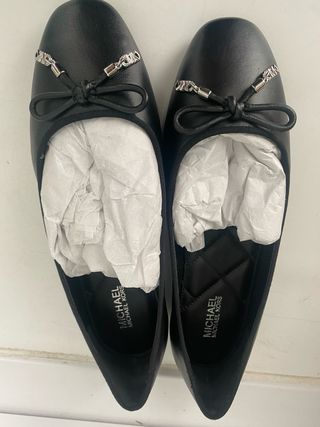 NUEVAS Manoletinas Michael Kors de piel n35