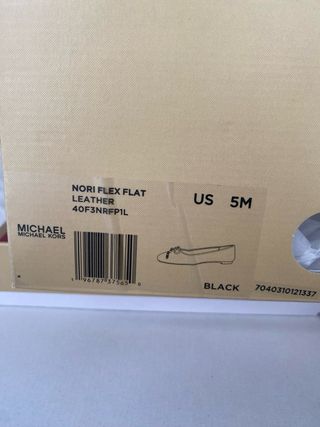 NUEVAS Manoletinas Michael Kors de piel n35
