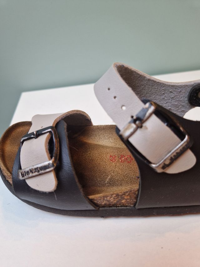 Sandali bicolore bionatura taglia 29