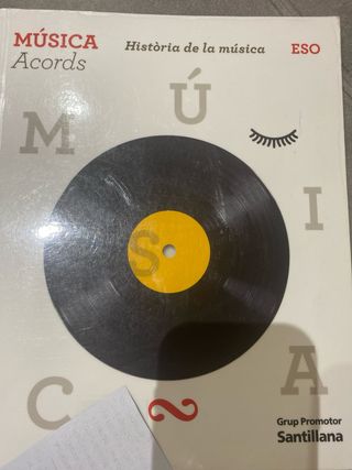 Historia de la musica LIBRO ESO
