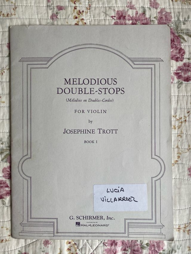 Libro Melodious Double - Stops for Violin