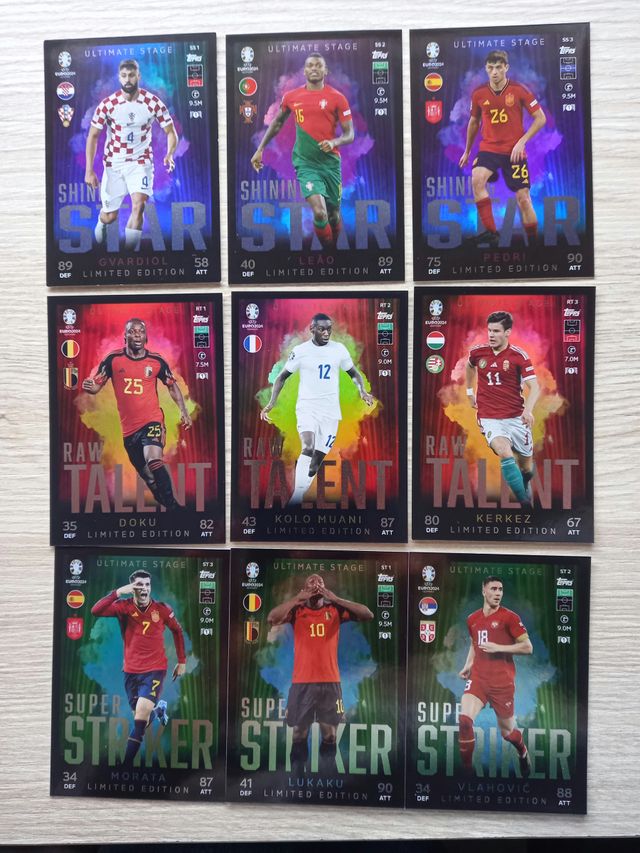 Cartas Match Attax Euro 2024