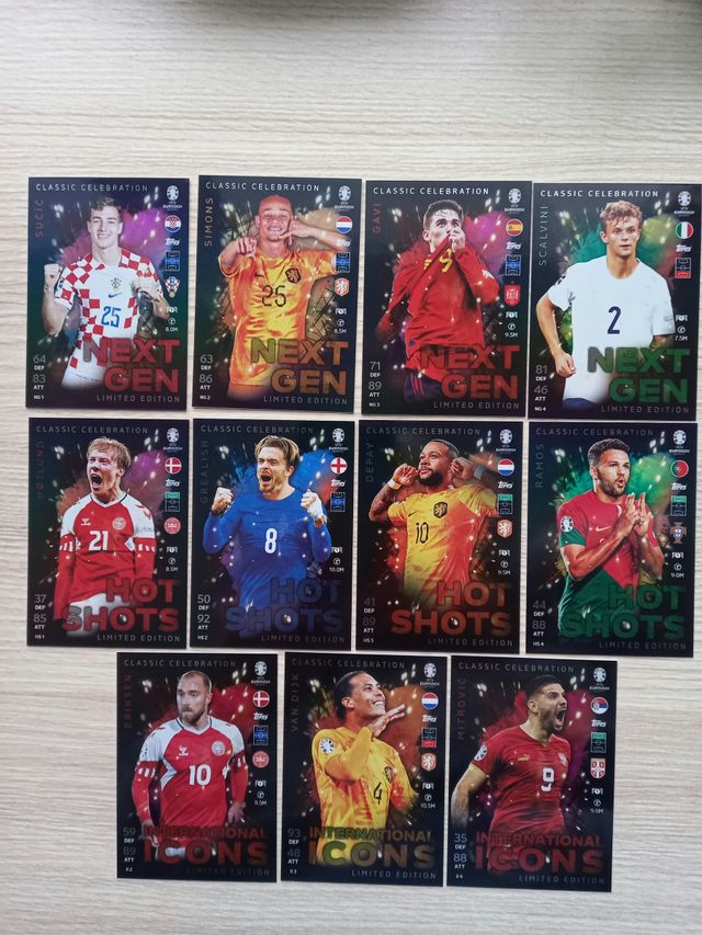 Cartas Match Attax Euro 2024