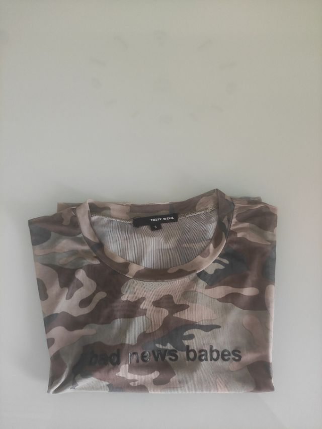 Maglietta Tally Weijl mimetico