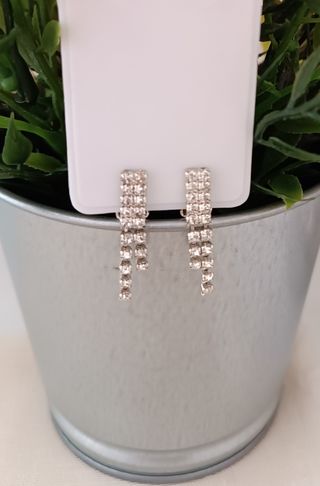Pendientes fiesta cristales