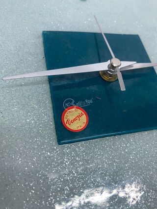 Orologio da parete in vetro di Venezia 40x40 cm