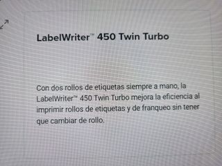 Dymo Labelwriter 450 turbo etiquetadora