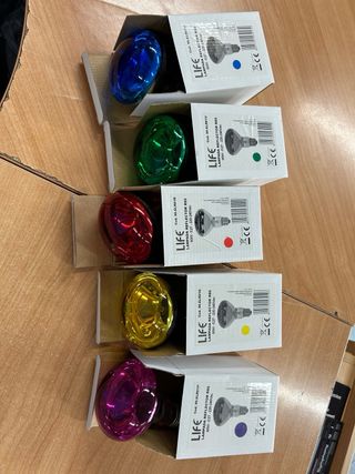 Lampada Reflector 60W vari colori nuova