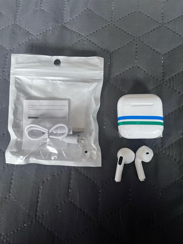 Auriculares inalámbricos con caja de carga