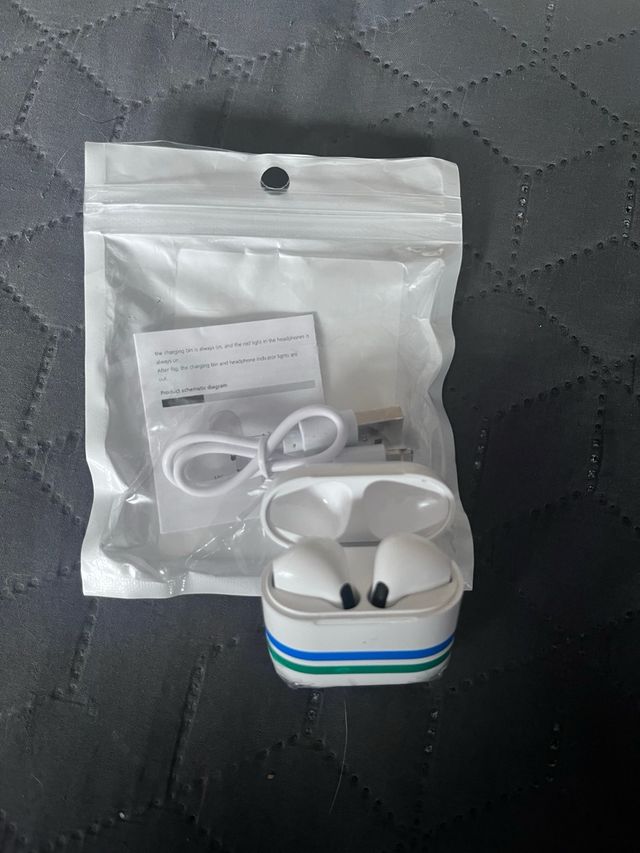 Auriculares inalámbricos con caja de carga