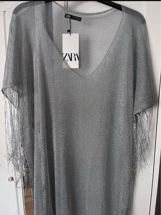 Maravilloso caftan plateado Nuevo