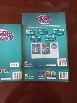 Libros de inglés 6 primaria Tiger Tracks