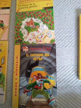 Lote 5 libros de Geronimo Stilton