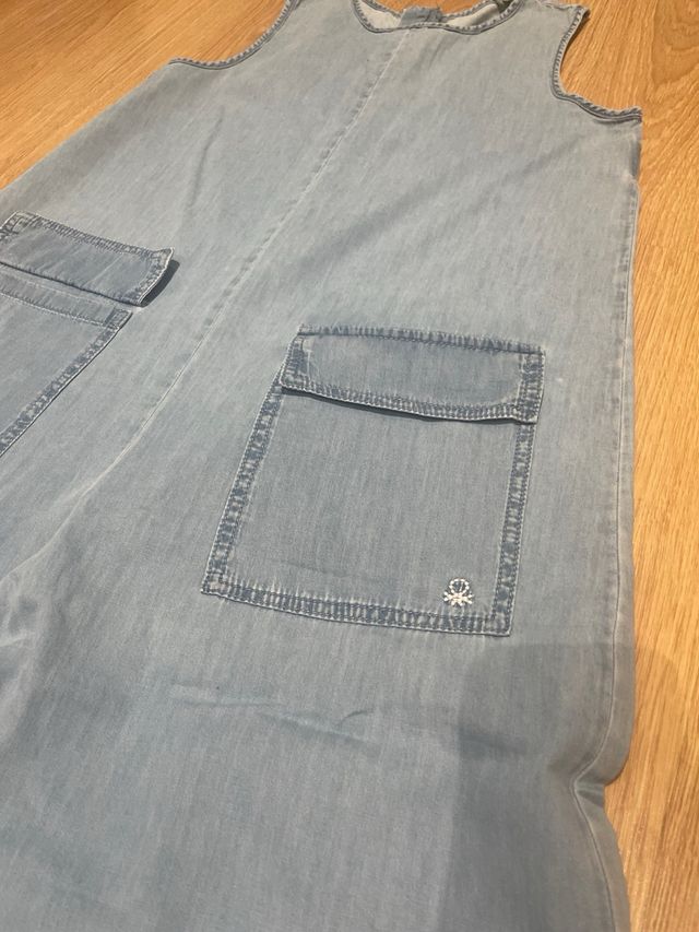 Mono vaquero niña Benetton talla 11-12 años (2XL)