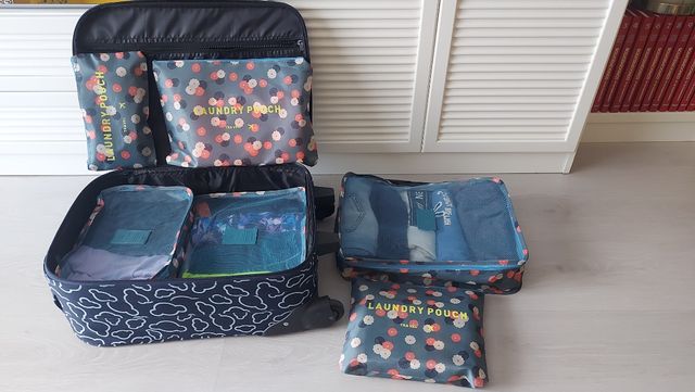 Organizador maleta 6 bolsas