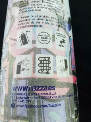 Limpiador de grafitis