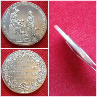 Scudo lire 6 - 27 Pratile anno VIII - Riproduzione