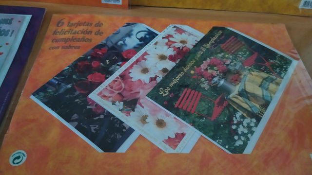 Lote de 24 tarjetas de felicitaciones cumpleaños