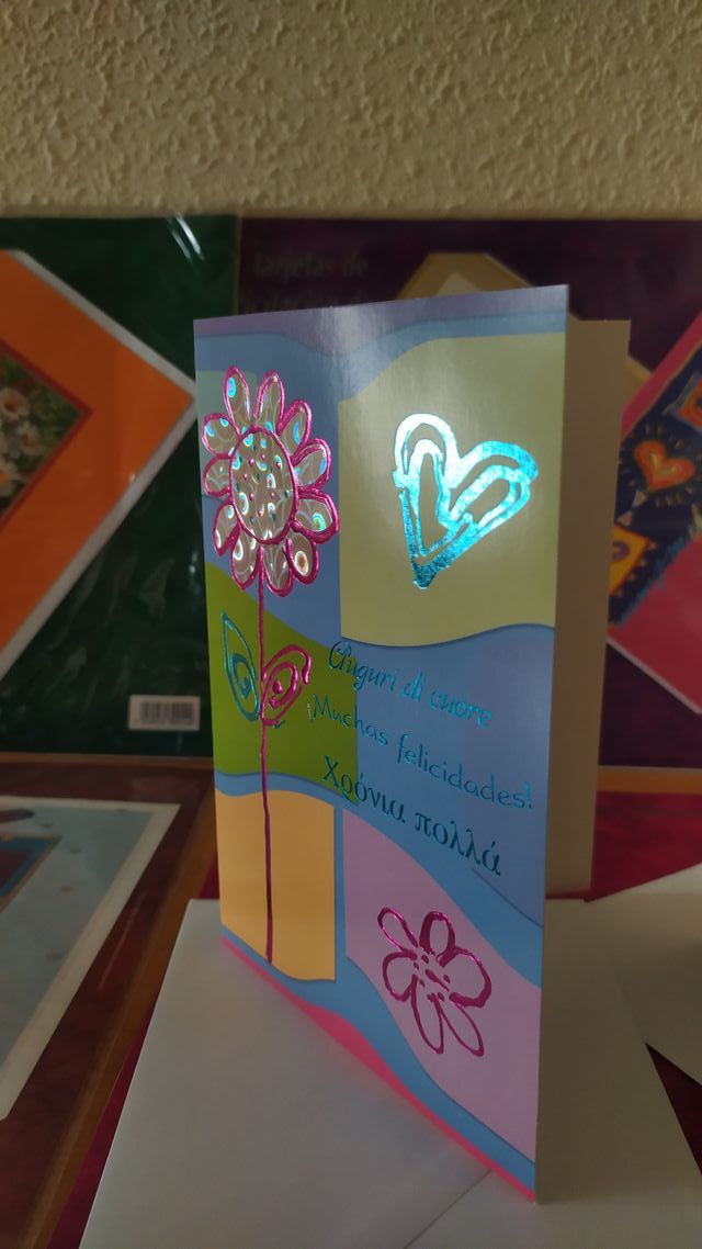 Lote de 24 tarjetas de felicitaciones cumpleaños