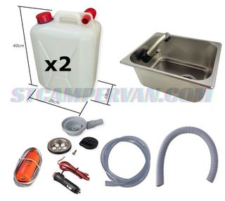fregadero con kit