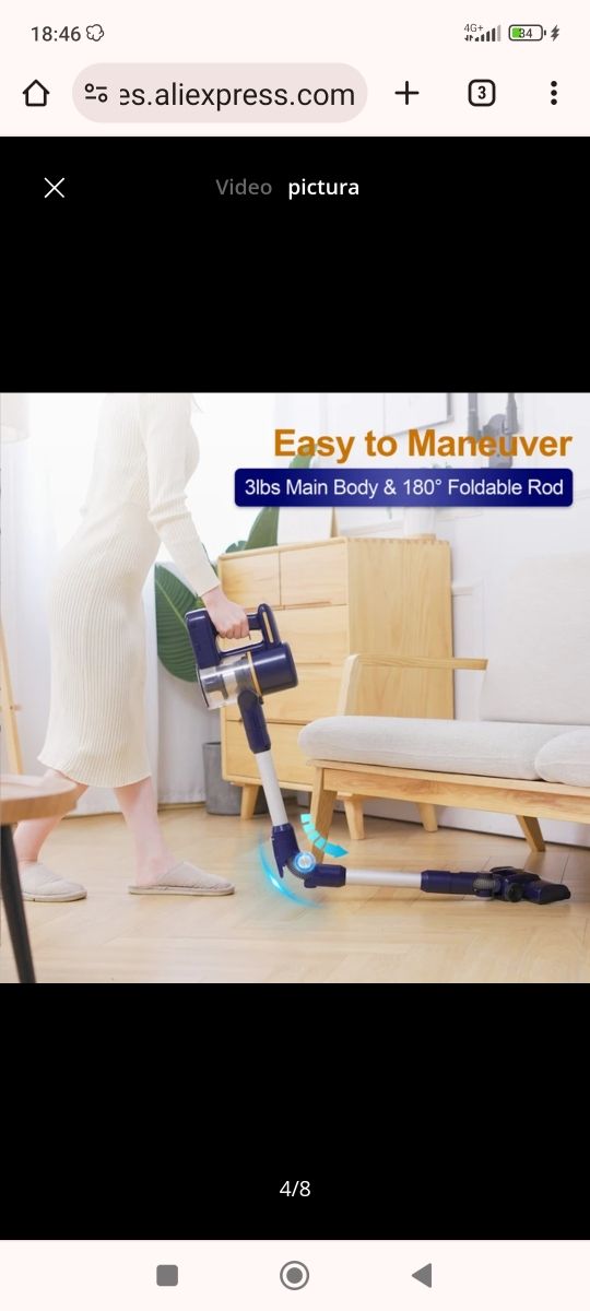 Tasvac n7 aspirador inalámbrico Nuevo