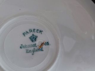 Johnson Bros. Pareek 6 Tazas de Té Art Deco