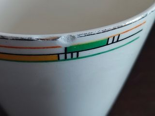 Johnson Bros. Pareek 6 Tazas de Té Art Deco