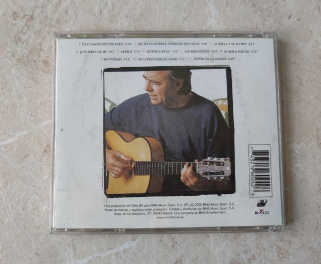 Disco Serrat "Versos en la boca"