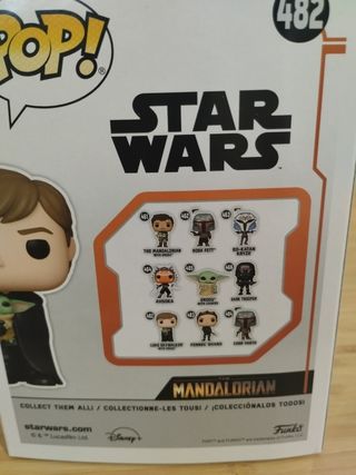 Funko pop! Luke Skywalker con Grogu 482