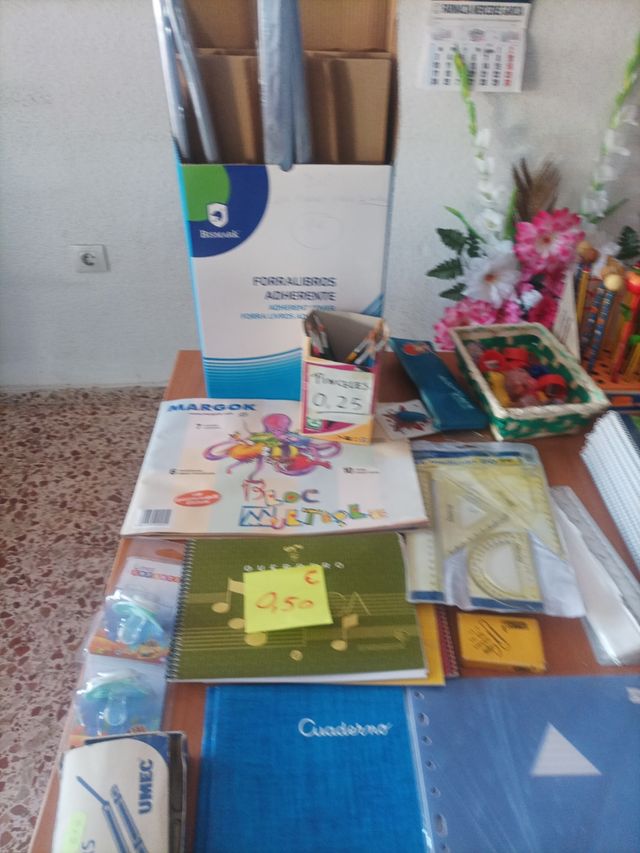 Lote papelería