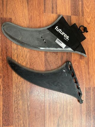 surf longboard con funda quilla leash todo nuevo