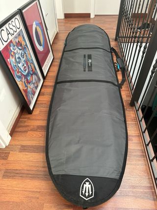 surf longboard con funda quilla leash todo nuevo