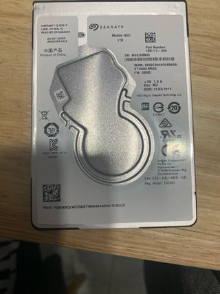 Disco duro externo 1tb