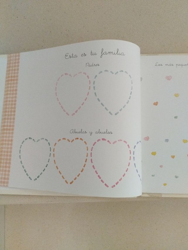 Libro del bebé recordatorio nacimiento