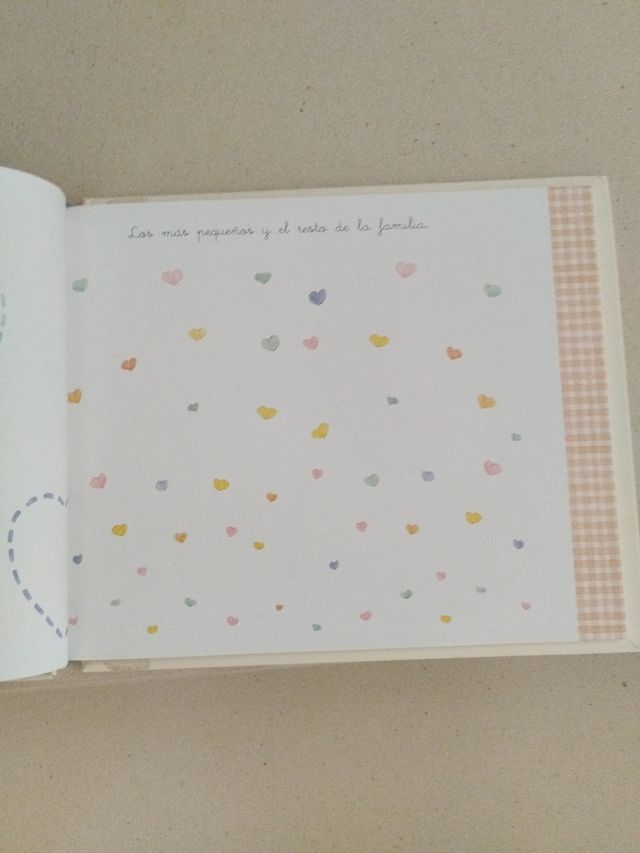 Libro del bebé recordatorio nacimiento