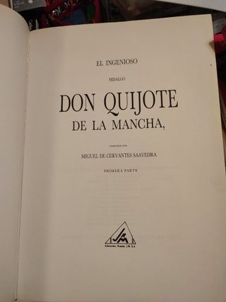 "Don Quijote" en dos tomos