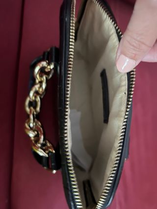 Bolso de mano negro Zara