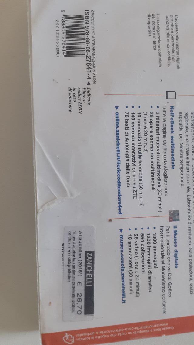 Libro scuola "3 Itinerario nell'arte"