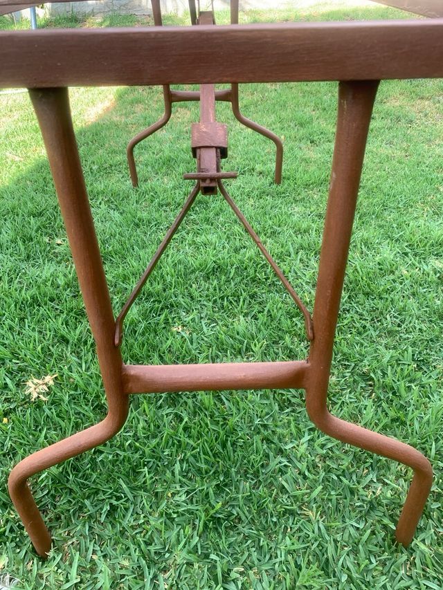 Estructura mesa plegable