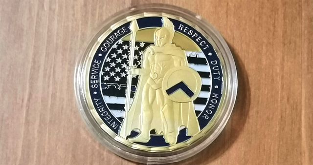 Moneda Liberty., Replica. NO PLATA.