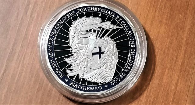 Moneda Liberty., Replica. NO PLATA.