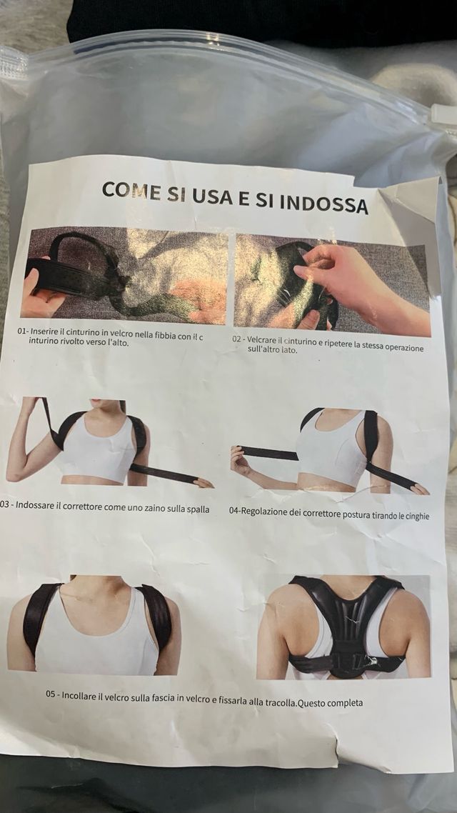 Arnes corrector espalda