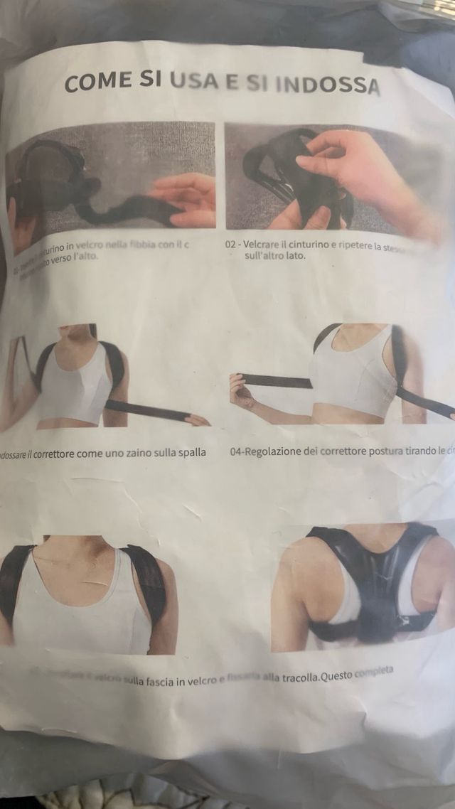 Arnes corrector espalda