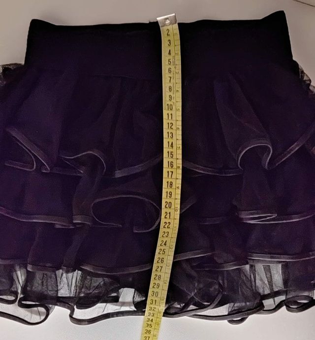 Minigonna balze tulle